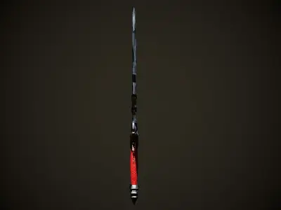 Stylized Sword V2 GameReady Free low-poly 3D model