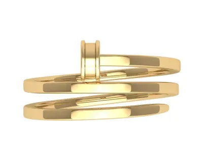 Wedding Ring 3D print model 70
