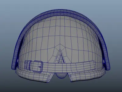 Gaede Steel Helmet - WW1 Low-poly 3D model