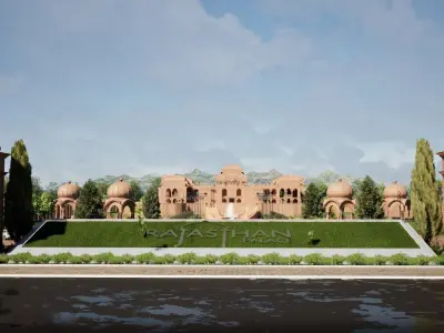 Indian architecture 3D model 3D model