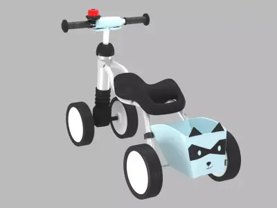 Baby Balance Bike 3D Model 3D model