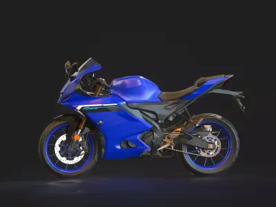 Base model Yamaha R 125 2026 3D model