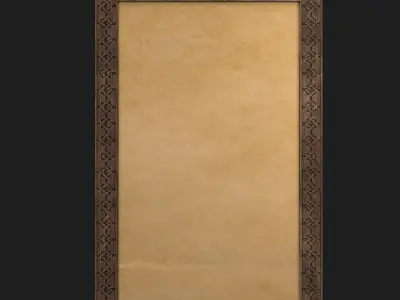 picture frame 3D model