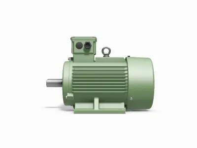 132M B3 Top IEC electric motor - 3D CAD model 3D model