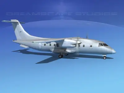 Dornier 328-130 Bare Metal 3D model