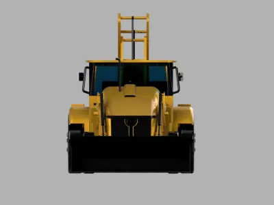 JCB 3D Model - Mechanical Design - STL and STEP Files 3D print model