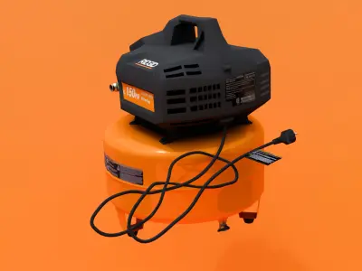Ridgid Air Compressor 150 PSI Low-poly 3D model