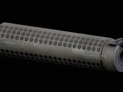 QDSS NT4 Suppressor Low-poly 3D model purchase
