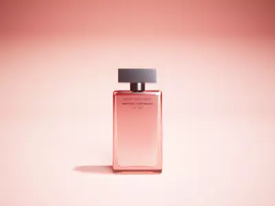 perfume bottle  musc noir rose 3D model