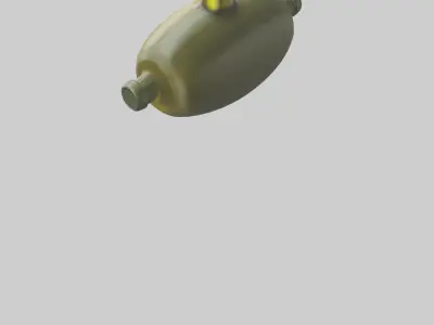 Olive Oil Bottle model 3D model