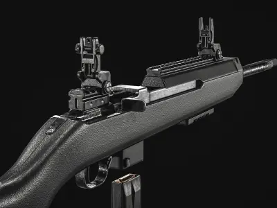 M1-9 MBR 9mm Luger 19 Low-poly 3D model