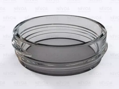Glass finish - GME 21 00 - 53 mm - Continuous thread 3D model