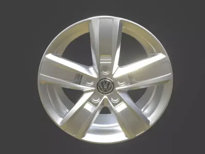 Wheel Volkswagen Original Transporter 3D model