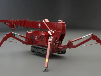 Mini Crawler - Spider Crane 3D model