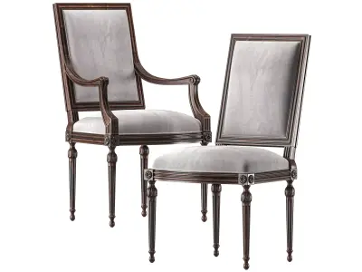 ebanista baladin chair 3D model