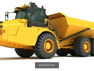 Road Construction Equipment  3D Model Pack purchase