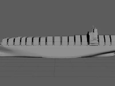 Container Ship 3D model purchase