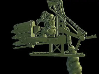 Ork deffkopta 3D print model