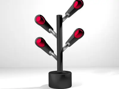 Martial-Art Training Equipment - Punching Target 3D model