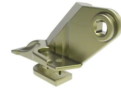 Lateral tooth 332-4390 JCB 3CX 3D model