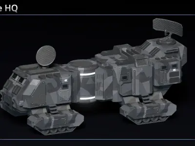 Scifi Utility Vehicles Collection 3D Model Pack purchase
