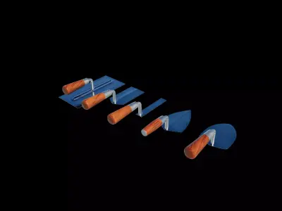 Masonry trowel 3D model purchase