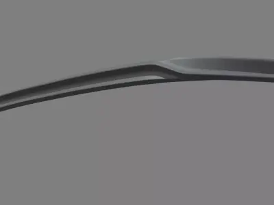 Front Lip Porsche 911 Carrera S 2015 Low-poly 3D model