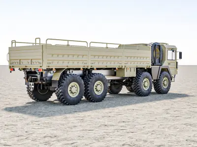 MAN KAT1 8x8 Military Truck 3D model