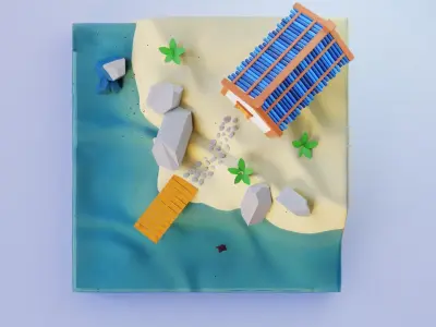  House by the sea 3D model