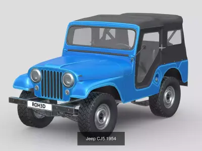 Legendary Low-Poly Off-Road Vehicle Pack