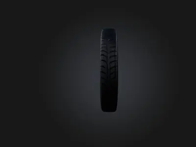 Car Wheel Low-poly 3D model by your3dworld