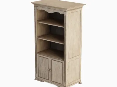 Antique Cupboard 03 Low-poly 3D model