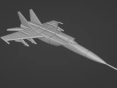 MiG-25PD 3D print model