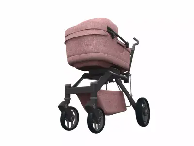 Baby stroller 06 3D model