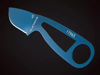 Knife 1 B Low-poly 3D model