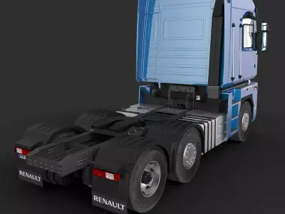 Magnum 6x2 3D model