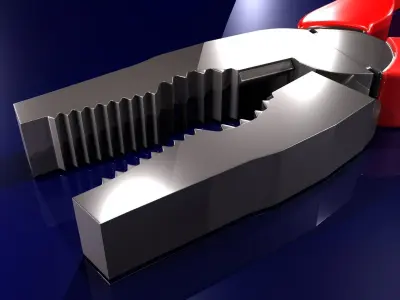 Plier pliers Free low-poly 3D model