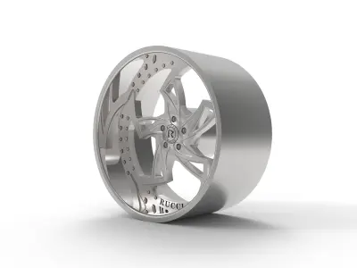 FIRE RUCCI FORGED WHEEL 3D print model