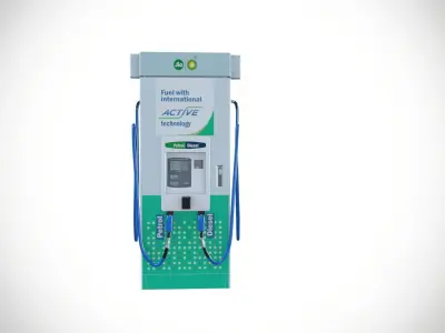 Petrol Dispensing Fuel Pump 3D model