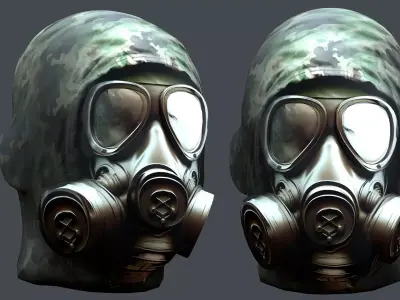 Helmet 3d model military combat Military Low-poly Low-poly  Low-poly 3D model order