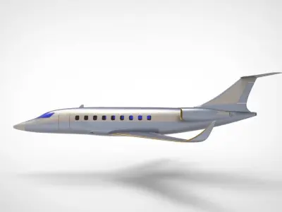 private jet 3D model get