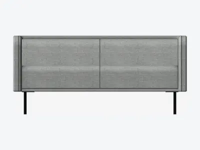 Seat - Sofa - Simplicity - Type 3 Low-poly 3D model