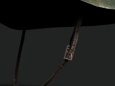 Soviet WW Helmet SSH 36  Low-poly 3D model