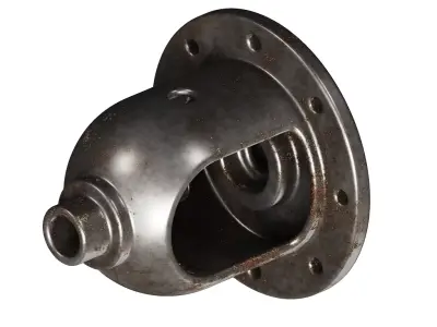 Rusty Automotive Differential Case 3D model