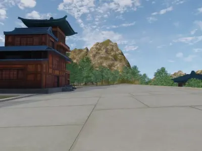 Mountain Village 3D model purchase