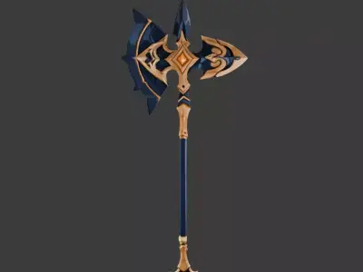 Sunshadow Axe 3D model