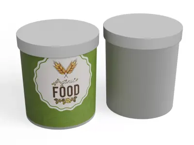 Flexible Plastic can 3D model