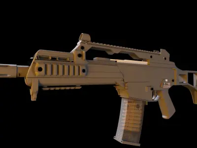 Automatic HK G36C 3D model