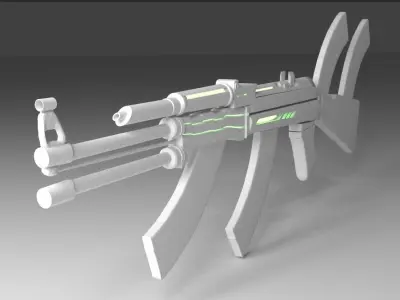 Modified AK47 3D model