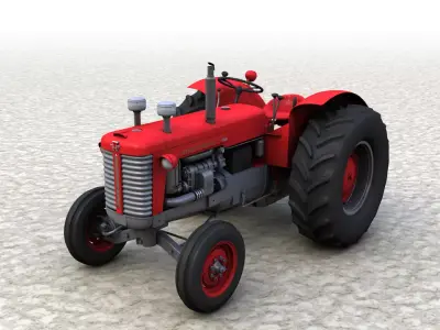 Massey Ferguson 98 1954 Tractor 3D model